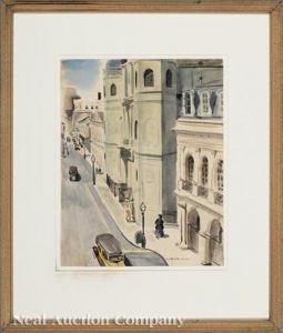 CRUISE Alvyk Boyd 1909-1988,St. Louis Cathedral,1992,Neal Auction Company US 2020-09-11
