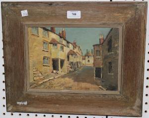 CRUMP G.L,View of a Backstreet,Tooveys Auction GB 2015-12-31