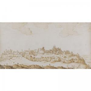 CRUYL Lieven 1640-1720,VIEW OF ORVIETO,Sotheby's GB 2007-01-25