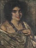 CRUZ HERRERA Jose 1890-1972,Gitana,Subastas Segre ES 2019-07-02