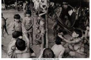 CRUZ Valdir 1954,Yanomami Preparing for an Afternoon Ritual Dance, ,1997,Heritage US 2021-04-12