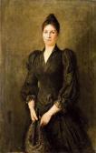 CSERNA Karoly 1867-1944,Előkelő hölgy portréja,Nagyhazi galeria HU 2009-05-12