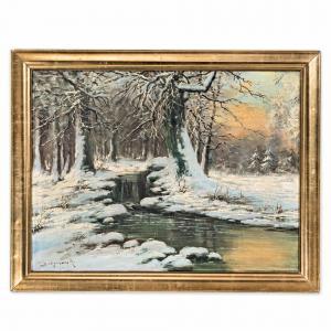 CSOKFALVY 1900-1900,Winter landscape,Nagyhazi galeria HU 2020-05-29