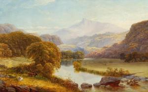 CUBLEY William Harold 1816-1896,Moel Siabod, Wales,Hindman US 2019-11-19