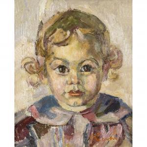CUENI August 1883-1966,Bildnis eines Mädchens,Dobiaschofsky CH 2015-11-04