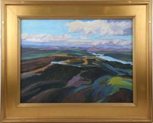 CUEVAS Raymond, Ray 1932-2020,landscape w clouds,California Auctioneers US 2021-09-05