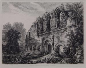 CUITT George II 1779-1854,Western Entrance, Rievaulx Abbey, Yorkshire,Rosebery's GB 2020-01-25