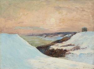 CULLEN Maurice Galbraith,Winter View of Sillery, PQ, from the Plains of Abr,1905,Heffel 2023-11-23