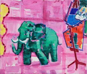 CULLEN Michael 1946-2020,Studio Elephant,2004,Morgan O'Driscoll IE 2023-09-11