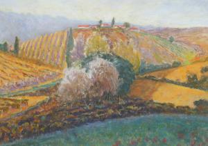 CULLEN Patrick,Houses on a hilltop (Tuscany),Gorringes GB 2021-12-06