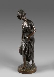 CUMBERWORTH Charles 1811-1852,Jeune nubienne porteuse d'eau,De Maigret FR 2024-04-05