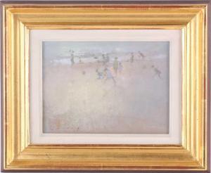CUMING Frederick G. Rees 1865-1949,figures on a beach,Dawson's Auctioneers GB 2022-04-29