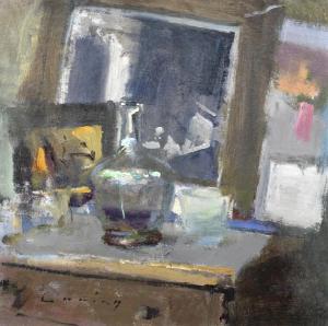 CUMING Frederick G. Rees 1865-1949,Interior scene with glass bottle,Bonhams GB 2016-06-07