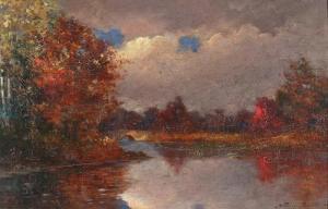 CUMMING Arthur 1847-1913,Autumn landscape with a river,Butterscotch Auction Gallery US 2018-11-04