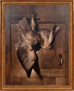CUMMING Arthur 1847-1913,Study of a red-tailed hawk hanging from a door,1899,Eldred's US 2023-07-27