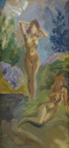 CUMMINGS E.E,Two studies of nudes.,Swann Galleries US 2013-06-13