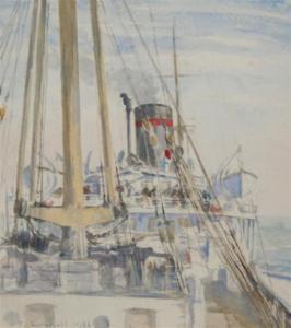 CUNDALL Charles Ernest 1890-1971,Calm in the Baltic,1935,Gorringes GB 2010-09-08