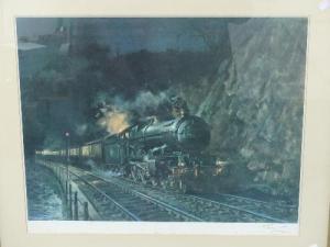 CUNEO Terence 1907-1996,A Great Western Steam Train,Chilcotts GB 2019-03-02