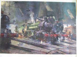 CUNEO Terence 1907-1996,A Thoroughbred Heads the 'Cathedrals Express' Up C,Dreweatt-Neate 2012-05-10