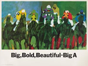 CUNNINGHAM Robert M. 1924-2010,BIG, BOLD, BEAUTIFUL - BIG A,1965,Swann Galleries US 2021-05-13