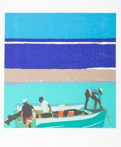 CUNNINGHAM Robert M. 1924-2010,Gulfstream Fisherman,1977,Ro Gallery US 2022-06-28