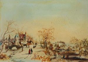 CUNNINGHAM William Phelps 1904-1980,NEWLY FALLEN SNOW,Ross's Auctioneers and values IE 2024-01-24