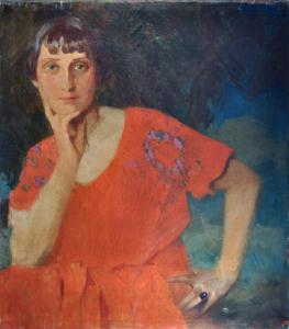 CURCIO Edgardo 1881-1923,Ritratto della moglie del pittore,Vincent Casa d'Aste IT 2022-11-19