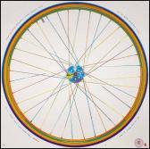 Curnoe Richard Gregory 1936-1992,Doc Morton Front Wheel,1980,Heffel CA 2005-05-25