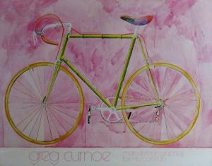Curnoe Richard Gregory 1936-1992,Poster of a bicycle,Wotton GB 2021-11-06