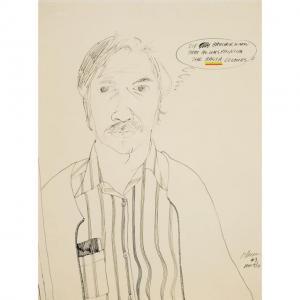 Curnoe Richard Gregory 1936-1992,SELF PORTRAIT #3,1977,Waddington's CA 2021-04-01