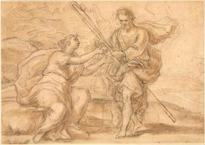 CURRADI Francesco 1570-1661,A Shepherd and a Maiden,Skinner US 2023-12-19