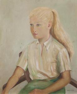 Curran Jane,Portrait of Tammis Day,1962,John Moran Auctioneers US 2017-10-03