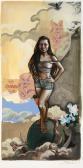 CURRIER Erin 1975,Shipibo Madonna study,Santa Fe Art Auction US 2022-05-28