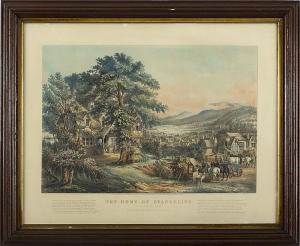 CURRIER # IVES PUBLISHERS 1834-1907,THE HOME OF EVANGELINE.,1864,Northeast GB 2013-08-04