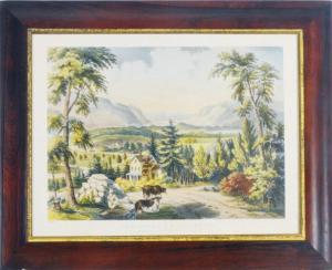 CURRIER # IVES PUBLISHERS,The Hudson Highlands, from the Peekskill and Cold ,Christie's 2008-10-01
