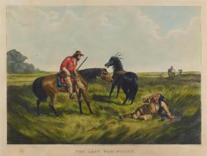CURRIER # IVES PUBLISHERS 1834-1907,The Last War Whoop,1856,Bonhams GB 2023-11-30