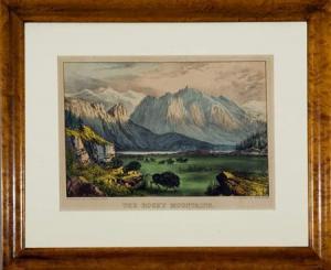 CURRIER # IVES PUBLISHERS 1834-1907,THE ROCKY MOUNTAINS,William Doyle US 2008-11-20