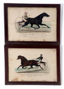 CURRIER # IVES PUBLISHERS 1834-1907,Two sulky-horse,Garth's US 2014-02-07