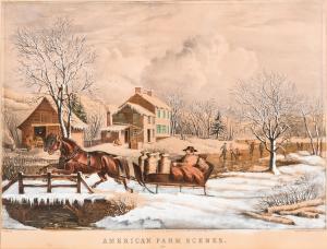CURRIER Nathaniel 1813-1888,Farm Scenes,Skinner US 2022-08-30