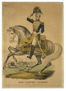 CURRIER Nathaniel 1813-1888,Genl. Andrew Jackson, Hero of New Orleans.,Swann Galleries US 2014-11-25
