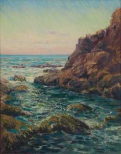 CURRIER Walter Barron 1879-1934,Serenity, Arch Beach Laguna,1924,John Moran Auctioneers 2021-10-26