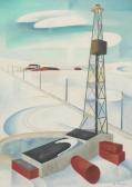 CURRY Ed 1918-2009,Winter Drilling,Dallas Auction US 2012-01-28