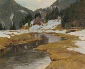 CURRY Robert Franz 1872-1955,Winter landscapes in the mountains,Galerie Koller CH 2014-12-03