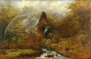 CURRY W.P,Mill within a woodland glade,1854,Dreweatt-Neate GB 2007-05-14