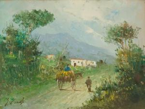 CURTI Guglielmo 1897-1966,Paesaggio,Fabiani Arte IT 2011-03-03