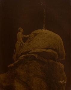 CURTIS Edward Sherrif 1868-1952,Signal Fire to the Mountain Gods,1912,Heritage US 2012-11-10