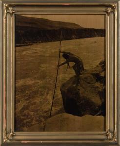 CURTIS Edward Sherrif 1868-1952,THE SALMON FISHER,Cowan's US 2009-09-11
