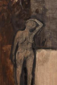 CURTIS George Vaughan 1859-1943,Female Nude Study,Morgan O'Driscoll IE 2015-10-12