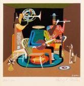 CURTIS Philip Campbell 1907-2000,The Musicians,Hindman US 2020-05-11