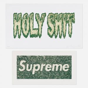 CURTIS William Fuller 1873,Untitled Bill (Supreme); Holy Shit,2018,Los Angeles Modern Auctions 2023-09-28